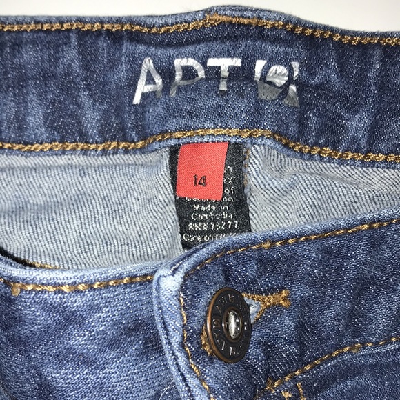 Apt 9 Shorts Denim Blue Size 14 - Picture 2 of 8